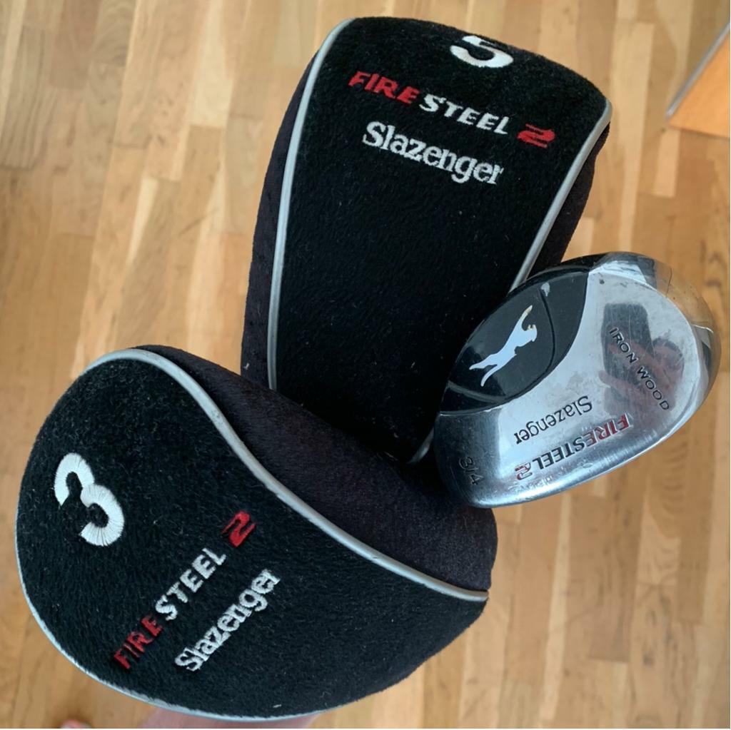 Golf Clubs Slazenger Firesteel 2 3 wood, 5 wood, hybrid in Balham