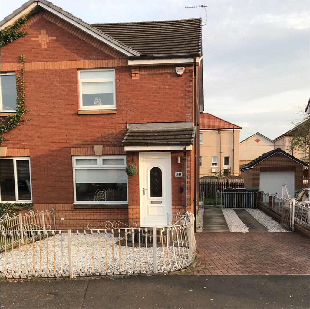 Semi Detached 2 Bed House For Rent in Coatbridge, North Lanarkshire