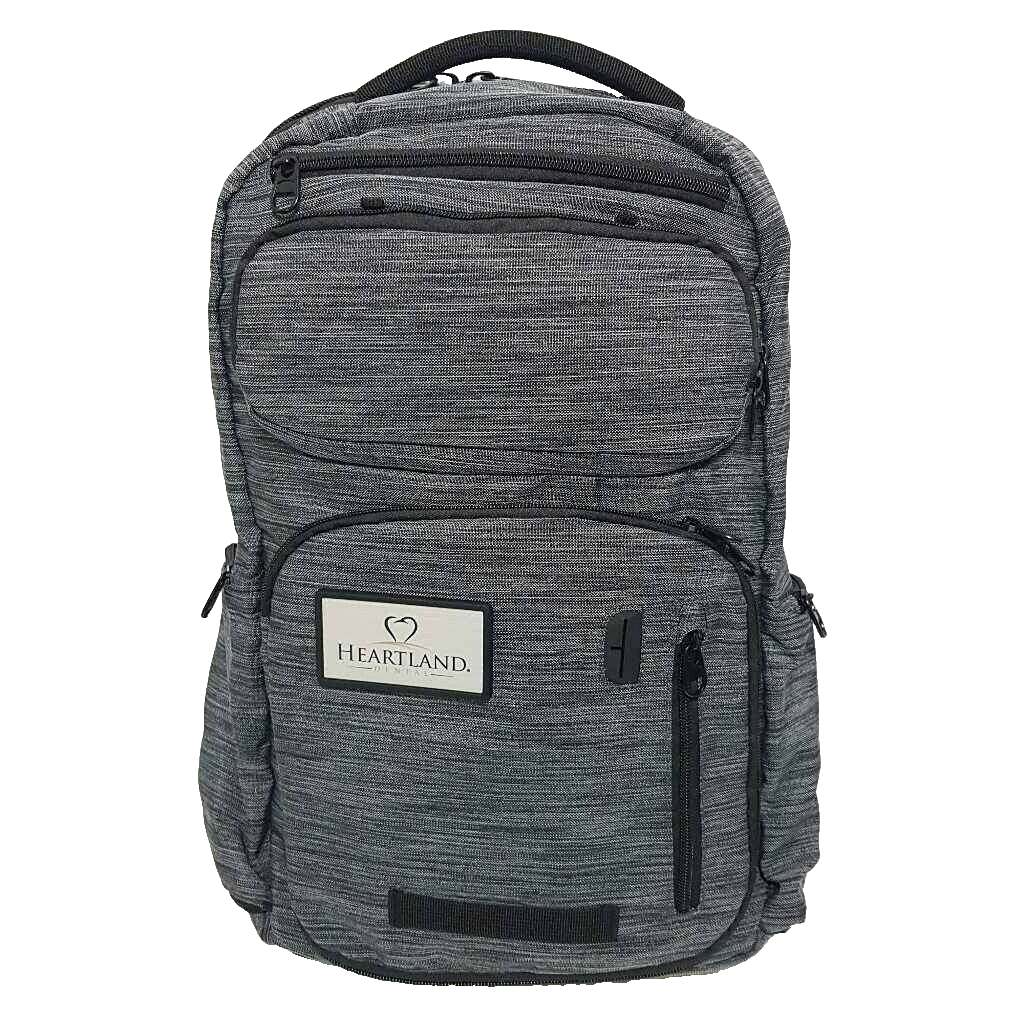 ORIGAUDIO Embarcadero Backpack Gray Black Snow Canvas