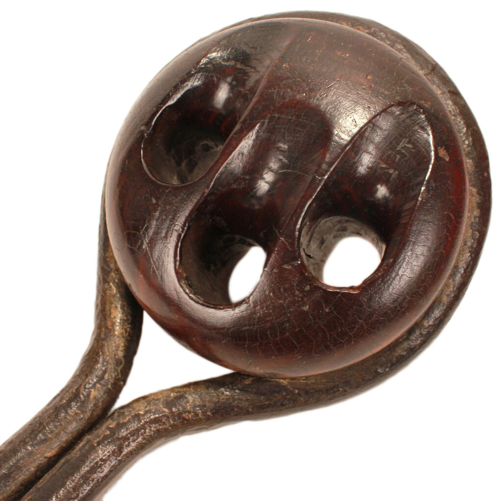 Antique Sailing Ship Deadeyes from Rigging c. Mid-19th C. Nautical AAFA