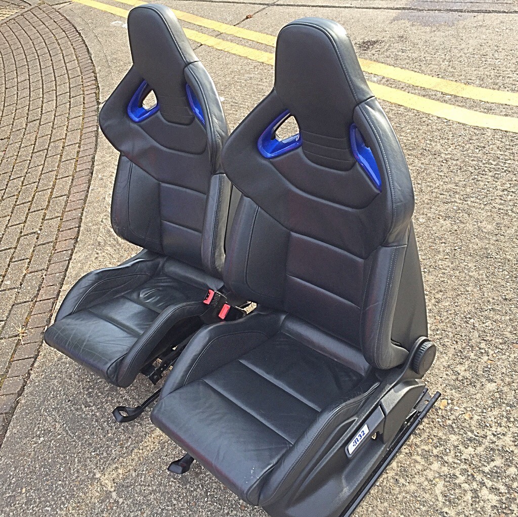 AUDI VW RECARO WINGBACK BUCKET SEATS *RS4,RS6,R32,* WILL FIT ALL AUDI