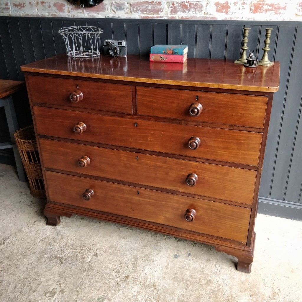 Antique chest of drawers, vintage chest of drawers, rustic drawers, 5