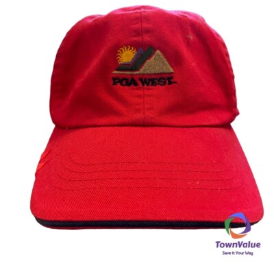 Red Strapback Embroidered One Size