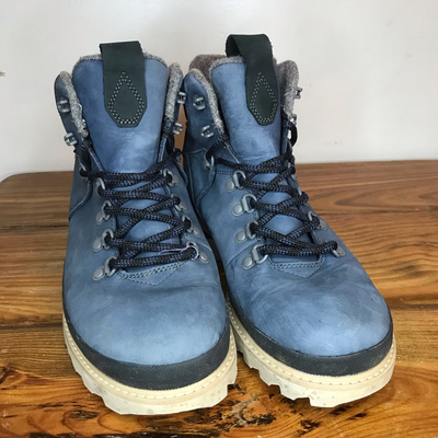 Blue Lace Up Pull Tab Lined 7 Eur 39
