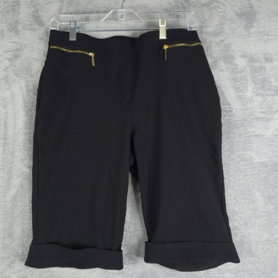 パンツ NINA RICCI Women Shorts  Burmudas 24ACPA004WV0322 U9000 Bla Cutout Bermuda Pants by Nina Ricci | Rent the Runway