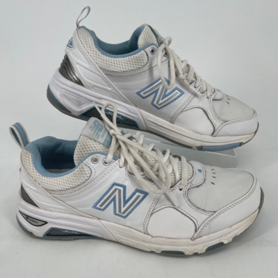 New Balance Womens 857 Training Shoe White WX857WB Low Top Lace Up