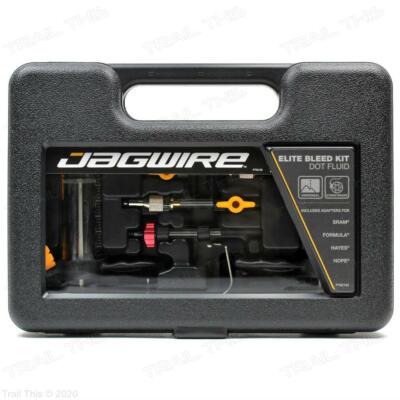 Jagwire Elite DOT Bicycle Brake Bleed Kit Dual Syringe for Avid Hayes Hope SRAM