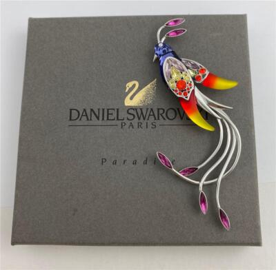 DANIEL SWAROVSKI 蝶のブローチ 紫 ピンク 稀少品 保証書付き $_1.JPG?set_id=880000500F