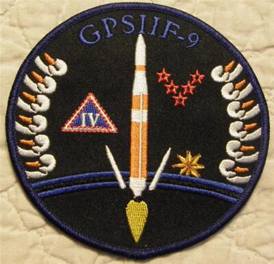 DELTA IV GPS IIF-9 USAF GLOBAL POSITIONING SATELLITE VEHICLE PATCH SPACE  LCSS