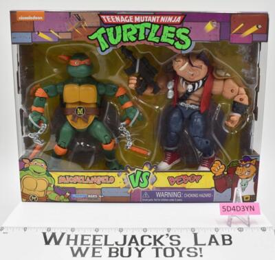 Michelangelo Vs. Bebop Teenage Mutant Ninja Turtles 2021 Playmates Toys MISB