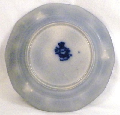 Kyber Flow Blue Salad Plate Adams China Pottery Antique