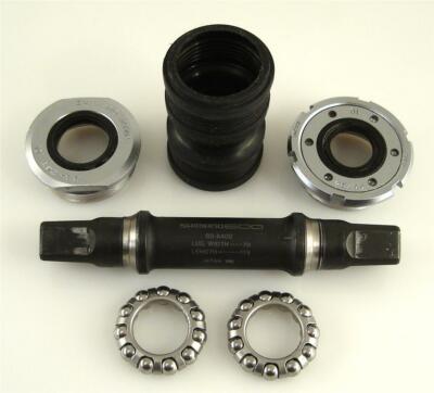 Excellent Shimano 600 BB-6400 Bottom Bracket Italian 36x24T 115mm