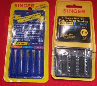 LARGE LOT OF VINTAGE SINGER,BOYE & MICS  SEWING MACHINE  NEEDLES