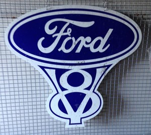 Ford v8 metal sign #10