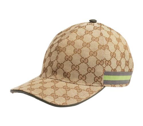 Gucci Cap / Nylon / Gray / All Over Pattern / Men's / 627114 Gucci Cap / Nylon / Gray / All Over Pattern / Men's / 627114