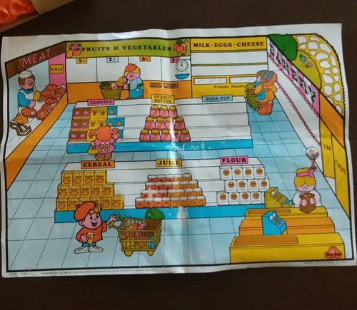 Vintage 1970's Supermarket Play-Doh Set Kenner