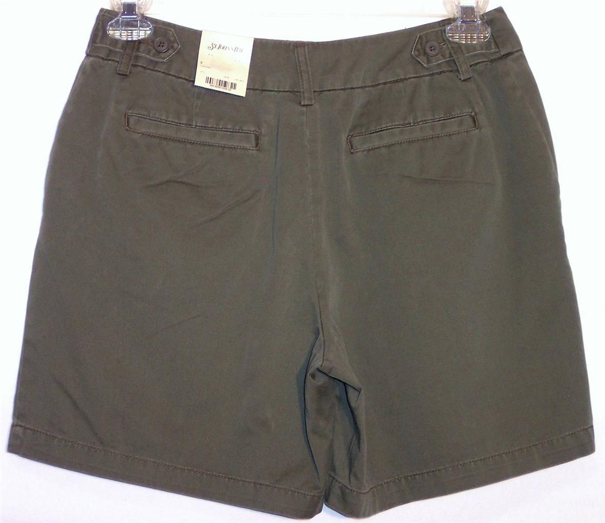 St. John's Bay Shorts Tamanho 10 para mulheres