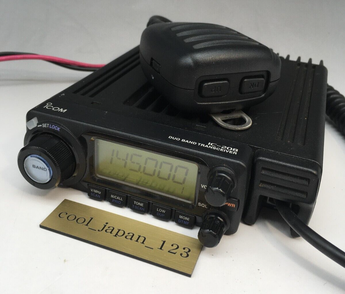 ICOM  IC-208D  50w機 ICOM IC-208D ハイパワー50w アマチュア無線機 モービル機 無線