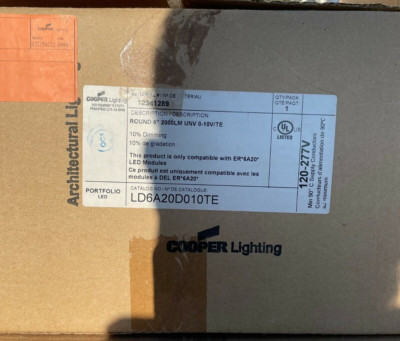 Cooper Lighting 6'' 2000LM UNV- 0-10V/TE (LD6A20D010TE)