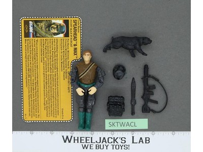 Spearhead & Max V2 Night Force Complete G.I. Joe 1989 Hasbro Vintage Figure
