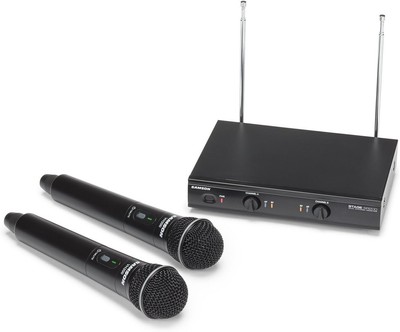SamsOn-Stage 200 Handheld Dual-Channel Wireless System with Two Q6 Dynamic...