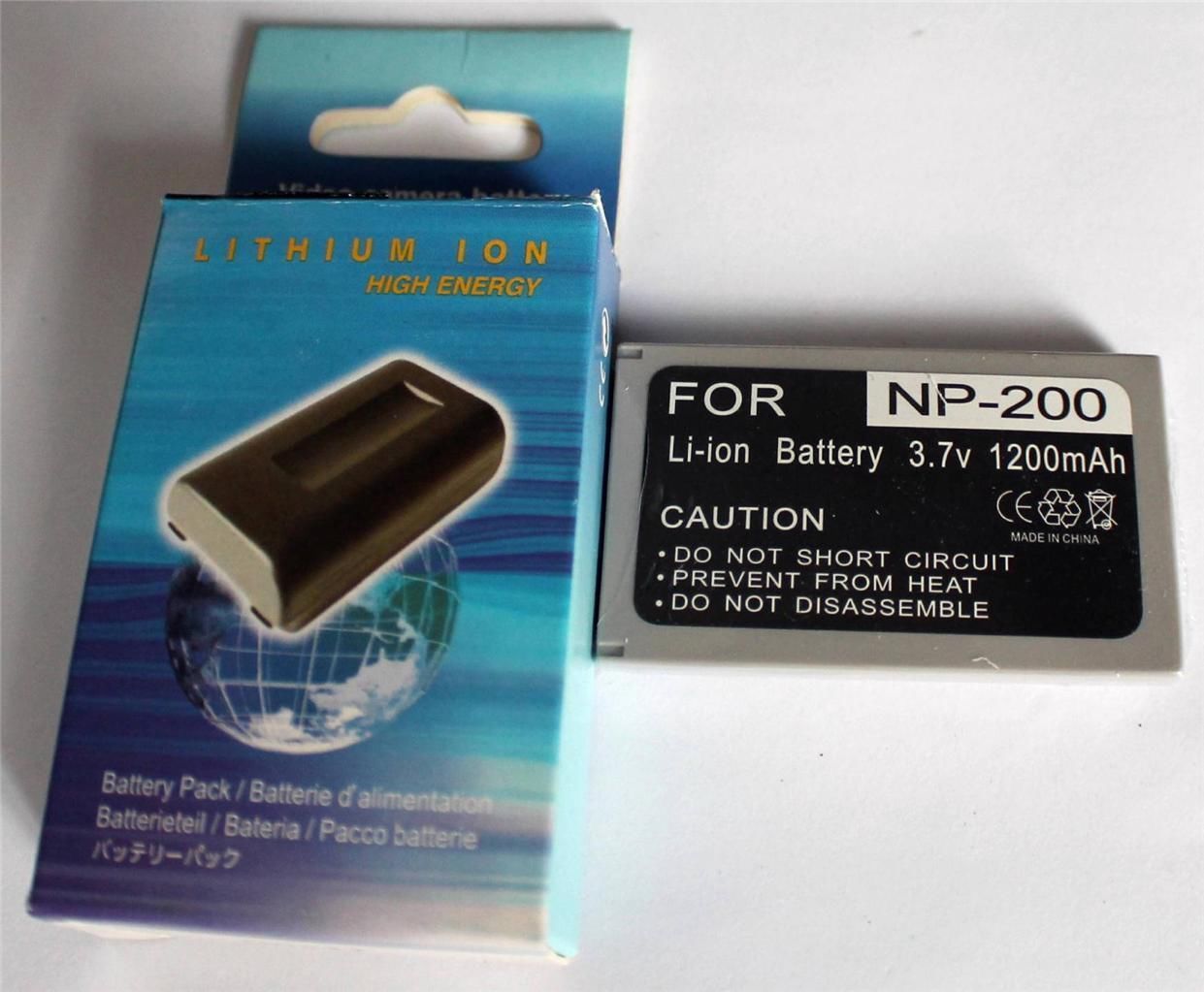 Las baterías de la cámara Konica Minolta