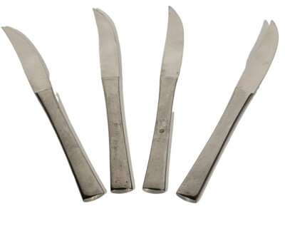 Dinner Knives Serrated Chef LeBlanc Austria Vintage Set Of 4 Excellent Cond