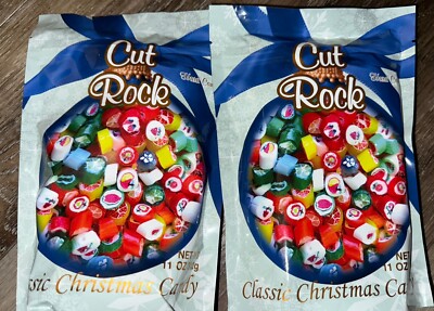 Primrose ~ Cut Rock Hard Candy Christmas 2-Bags 11 oz. ~ Expires 09/2027