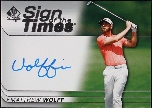 2021 SP Authentic - Matthew Wolff #SOTT-WO