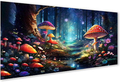 Large Mushroom Diamond Painting Kits for Adults-Mushroom 5D Diamond Painting,For