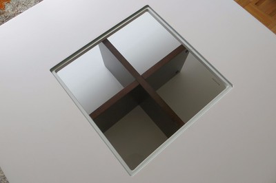 Vivienne Coffee Table by Zipcode Design white color square