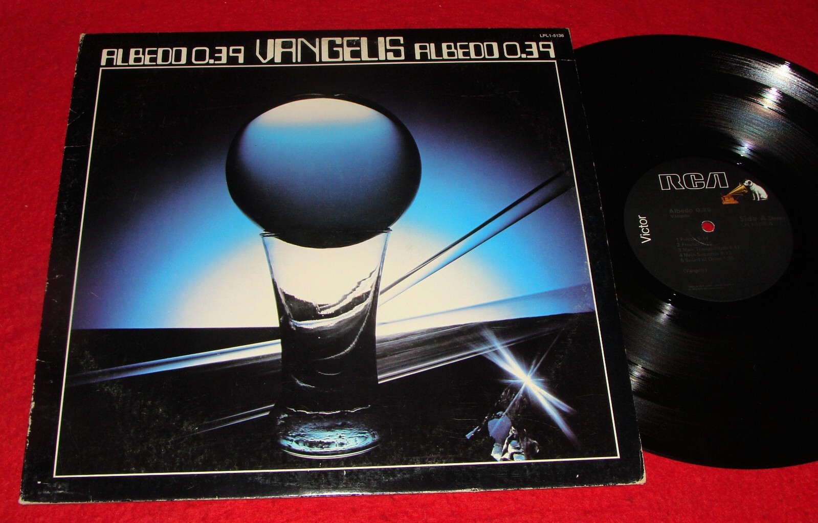 ヴァンゲリス ALBEDO 0.39 レコード Vangelis – Albedo 0.39 – Vinyl (Gatefold, LP, Album), 1976