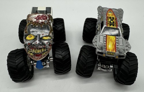 1:64 Zombie & Max D Monster Jam Hot Wheels 2 Truck Deal
