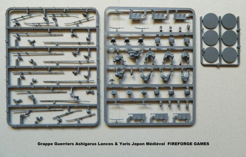 Fireforge Games Grappes Ashigarus Lances & Yaris Figurines 28mm Plastique