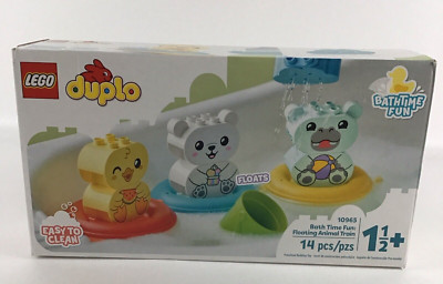 Lego Duplo Bath Time Fun Floating Animal Train Baby Toy Fine Motor Skills 2022
