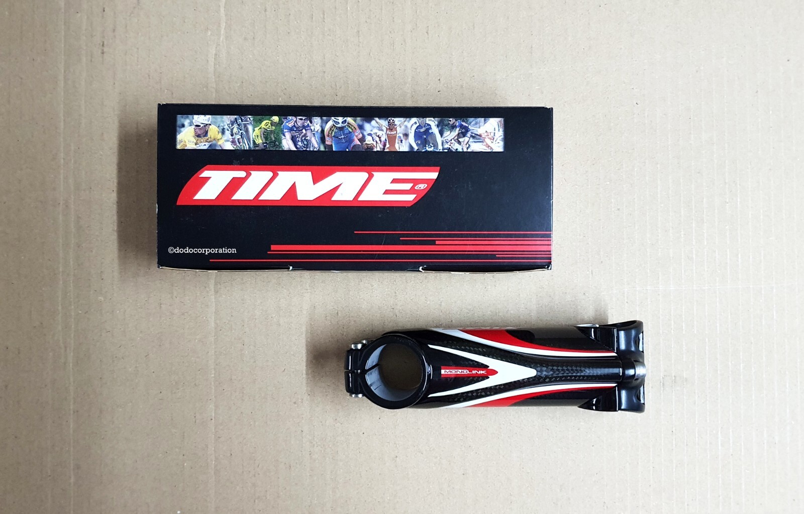 TIME MONOLINK RTM STEM 130mm Φ31.8 OS Time RTM Monolink Carbon 31.8mm 100mm Bike Stem 1 1/8