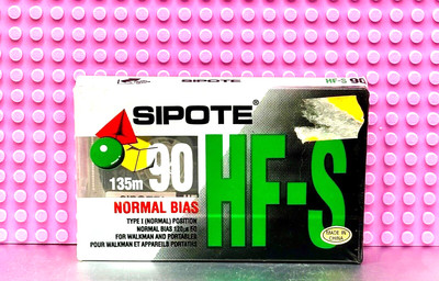 SIPOTE  HF-S  90     TYPE I  BLANK CASSETTE TAPE  (1)  (SEALED)