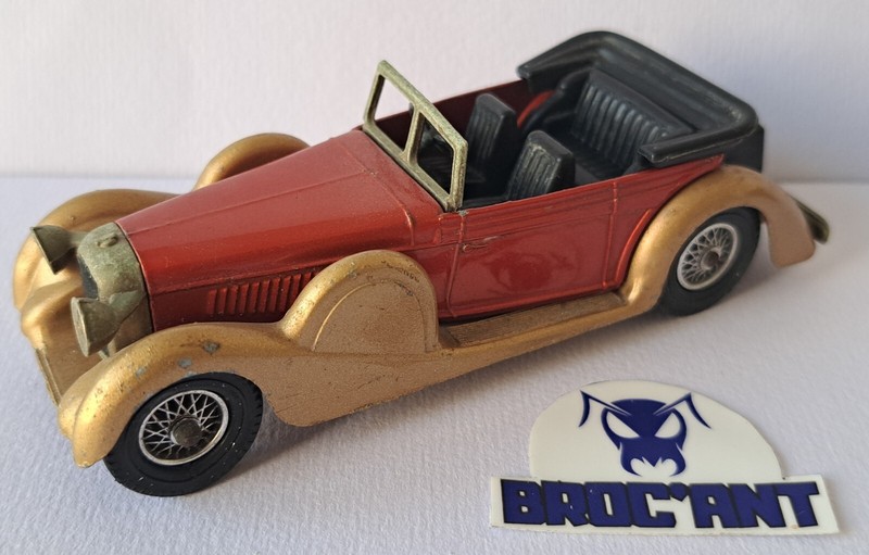 ð VÃ©Hicule Miniature Ancien Lagonda Drophead Coupe 1938 Matchbox Lesney 1973