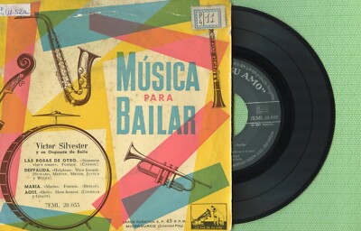 VICTOR SILVESTER / Rosas de otro / LA VOZ DE SU AMO 7EPL 28.055 Spain 1957 EP G+