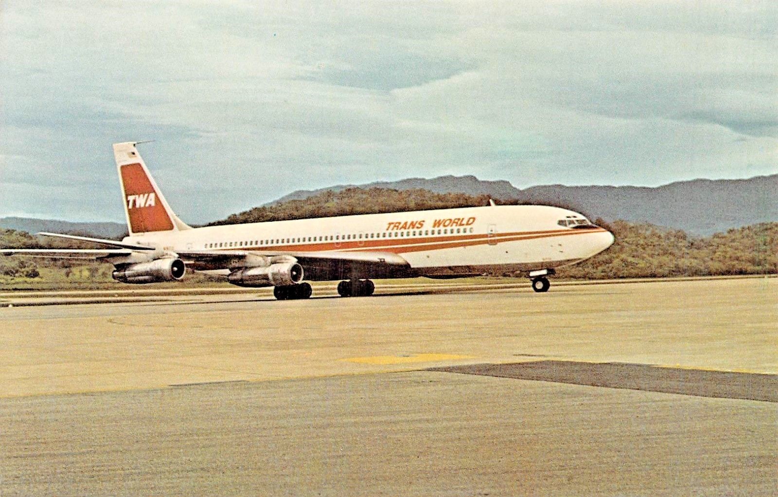 TWA-TRANS WORLD AIRLINES,INC Boeing 707-331B 1980 N18712