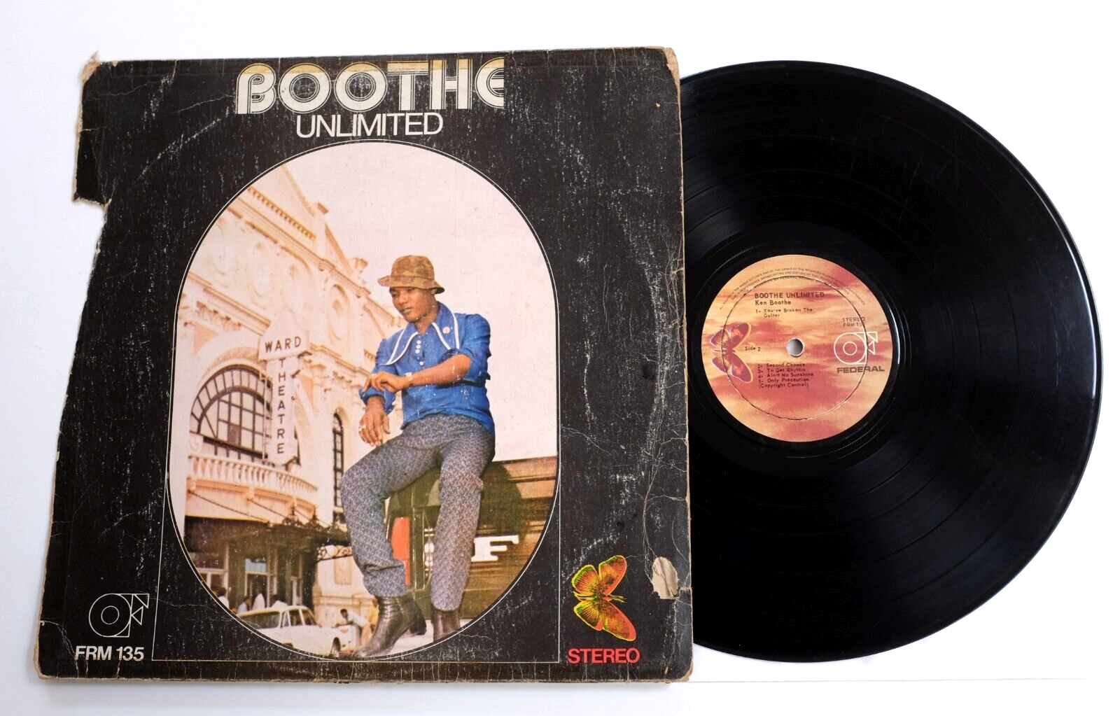 KEN BOOTHE - BOOTHE UNLIMITED LP VINYL Rare Original 1972 JA