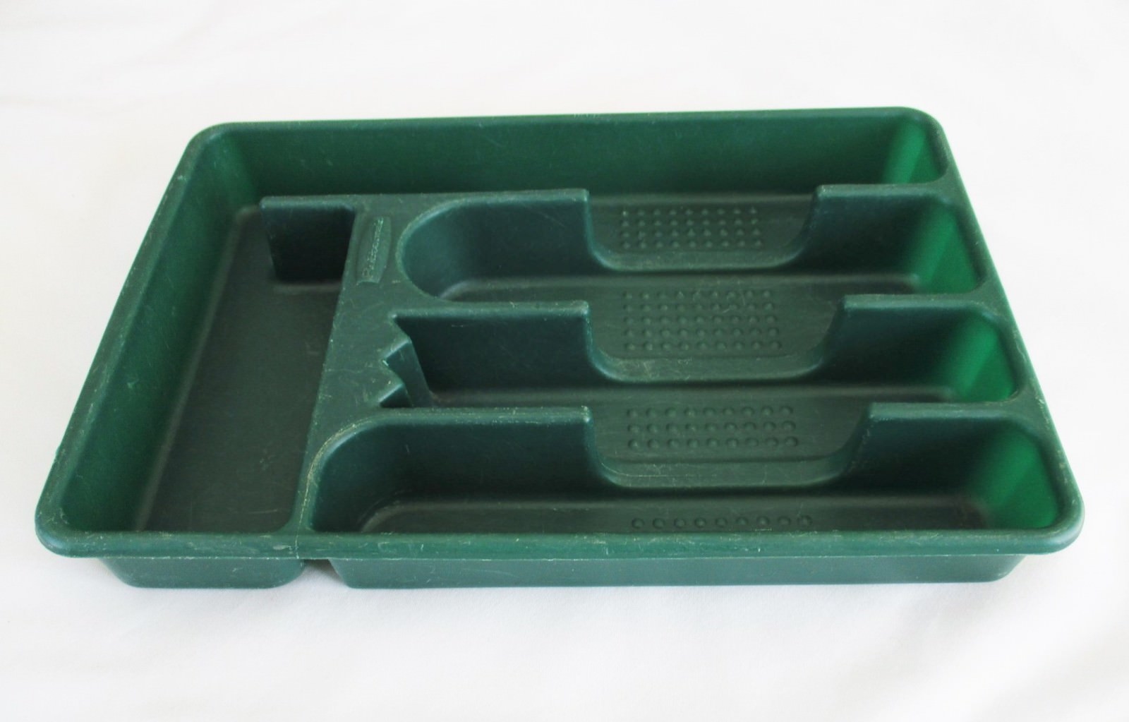 Rubbermaid Silverware Flatware Drawer Utensil Organizer Storage Tray Dark Green