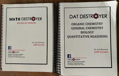 DAT Destroyer and Math Destroyer 2020 version Dr. Jim Romano BRAND NEW