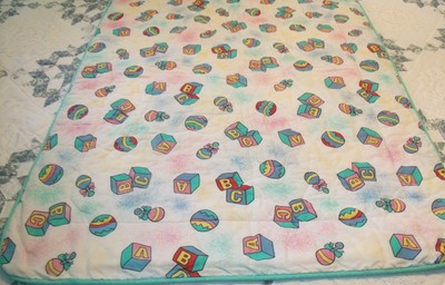 vintage bug bunny 1996 baby blanket warren bros. pre owned