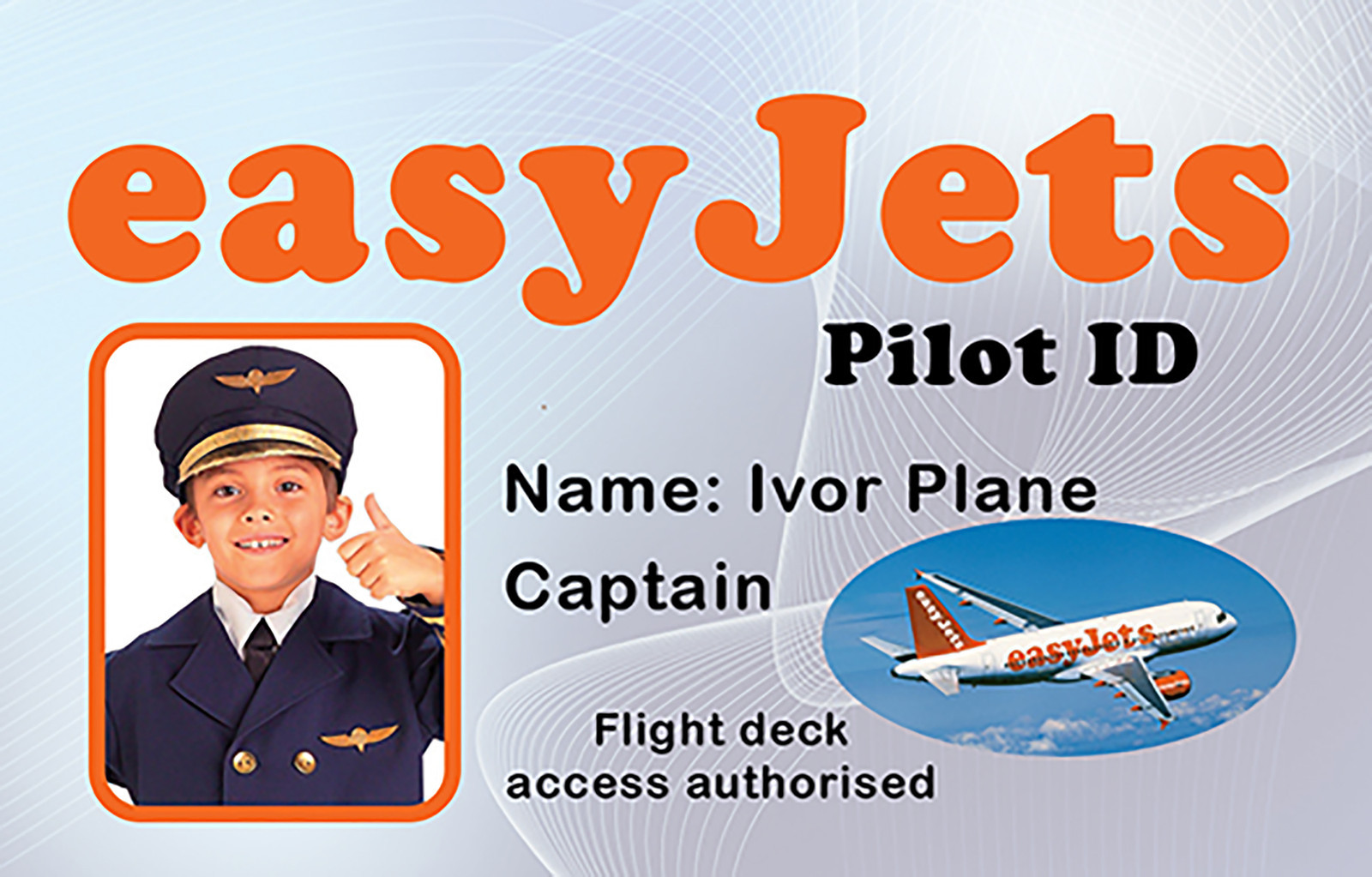 Pilots Photo ID Card British Airways Easyjet Jet2 Ryanair Monarch eBay