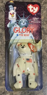 TY Beanie Baby Glory The Bear 1997 McDonalds TY Beanie Baby Intro 1998 See Pics