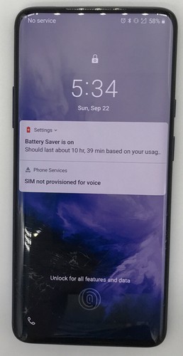 スマートフォン本体 ANDROID - Oneplus 7Pro 8+256GB BLUE Amazon.com: OnePlus 7 PRO 256GB ROM + 8GB RAM Dual-SIM (GSM
