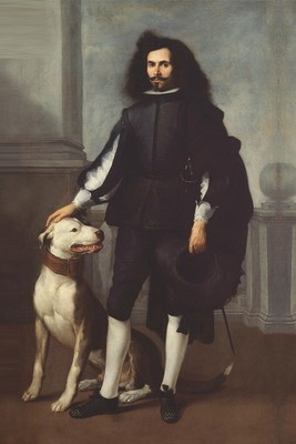 100% Hand Painted Portrait Oil Painting on Canvas,''Don Andres de la Carr'' 24X36''