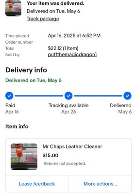 Item photo(s) from verified buyer