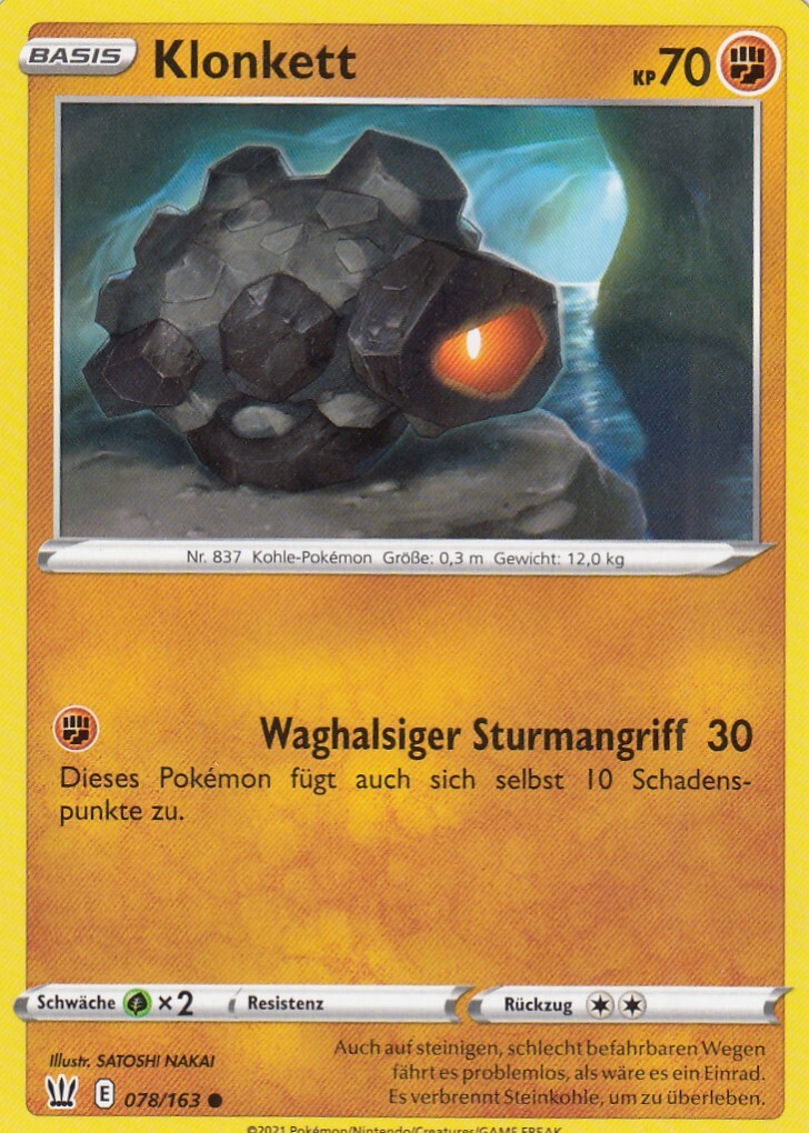 Klonkett 078/163 Pokemon Kampfstile Karte Deutsch | eBay
